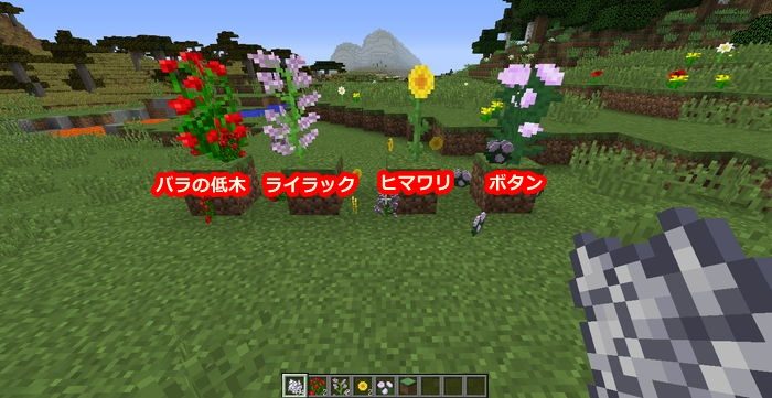 マイクラ 染料集めで回収するべき花としなくて良い花 無限に採れる花